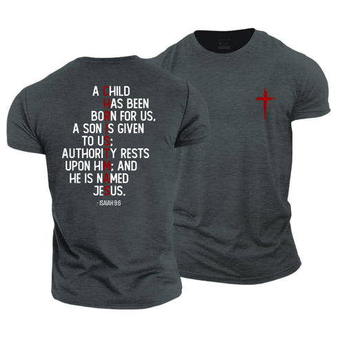 Men's Christmas Cotton T-Shirt